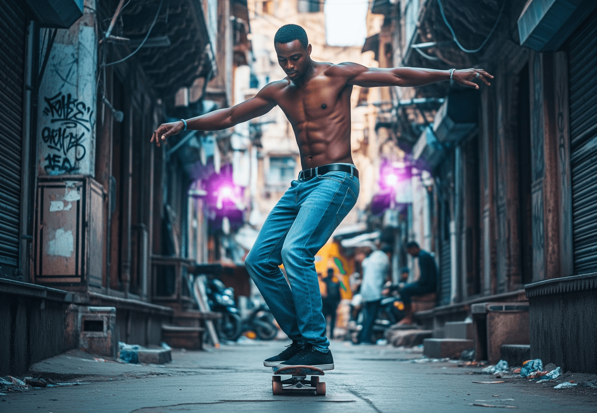 Hero background denim texture